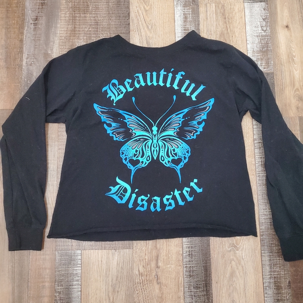 Beautiful Disaster Crop Top